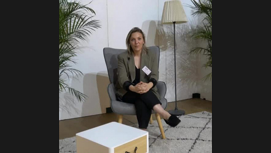 Virginie Hébrard de B2M au 1er Forum économique de Castelsarrasin du samedi 8 mars 2025